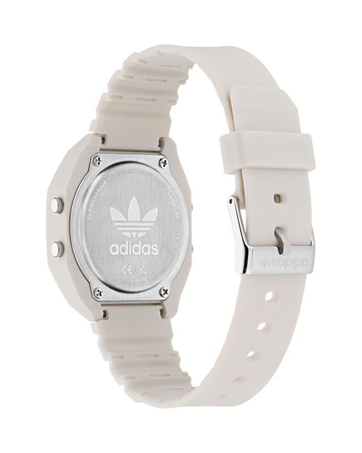Adidas Gray Digital Two Resin Strap Watch for men