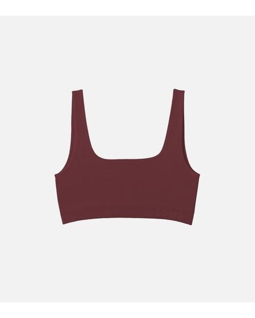LDMA Brown High Sculpt Bra Rib