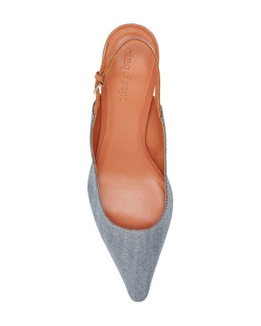 Cinq À Sept Multicolor Sylvie Pointed Toe Slingback Pump
