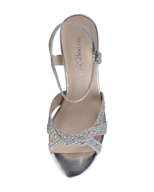 Touch Ups White Ava Ankle Strap Sandal