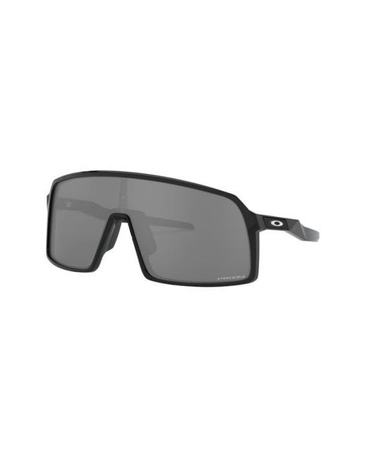 Oakley Gray 60Mm Wrap Shield Sunglasses