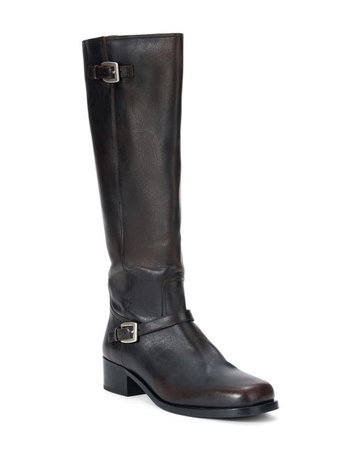 Staud Black Brooklyn Leather Knee High Boot