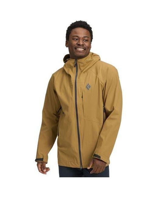 Black Diamond Green Highline Stretch Shell for men