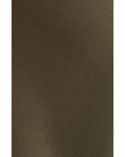 Veronica Beard Green Charissa Sleeveless Stretch Cotton Midi Dress
