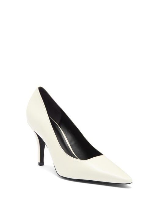 Nordstrom White Lexxy Pointed Toe Pump