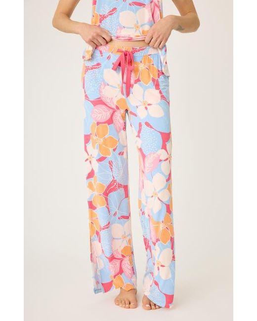 Pj Salvage Red Tropical Dreams Pajama Pants