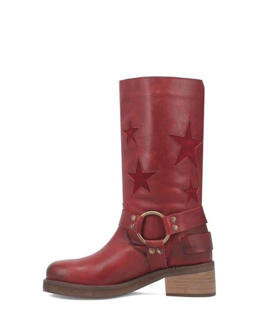 Dingo Red Blacklist Moto Boot