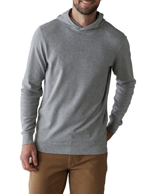 The Normal Brand Gray Puremeso Essential Hoodie for men
