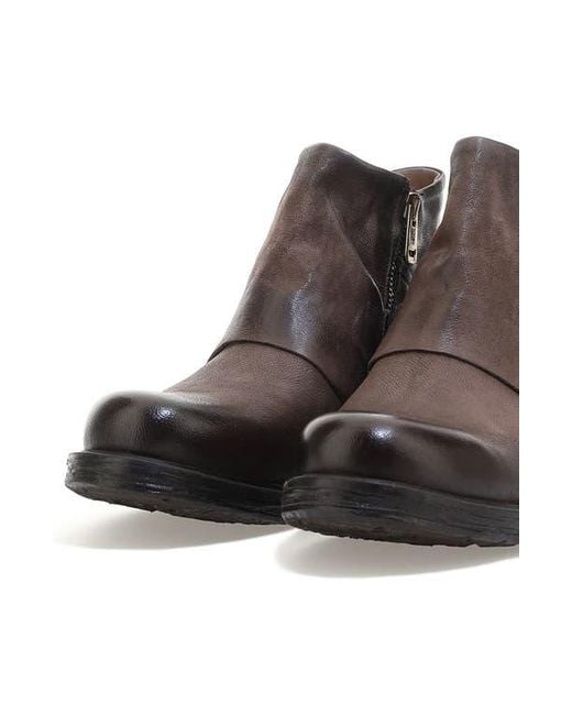 A.s.98 Gray Steve Studded Bootie