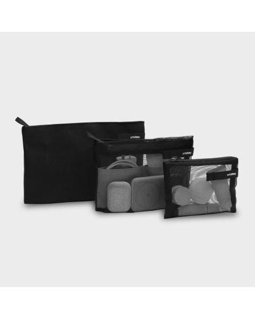 Orbitkey Black Essentials Pouch Trio