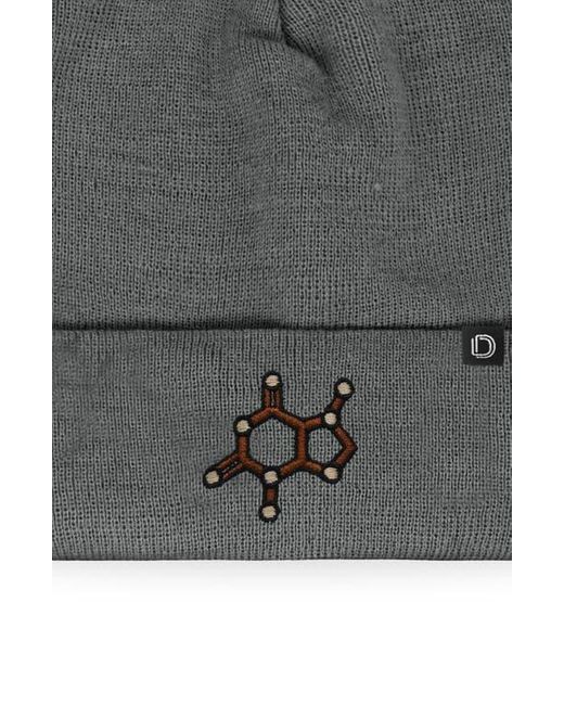 Alix Black Molecule Beanie for men