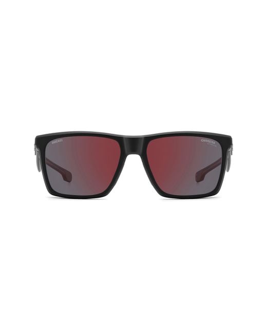 Carrera Purple 57Mm Polarized Rectangular Sunglasses for men