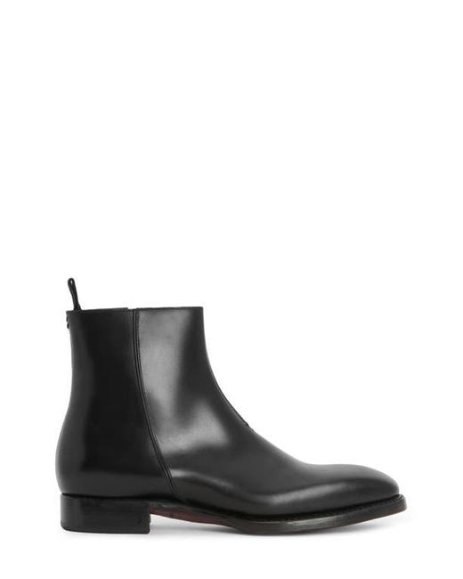 John Varvatos Black Regent Zip Ankle Boot for men