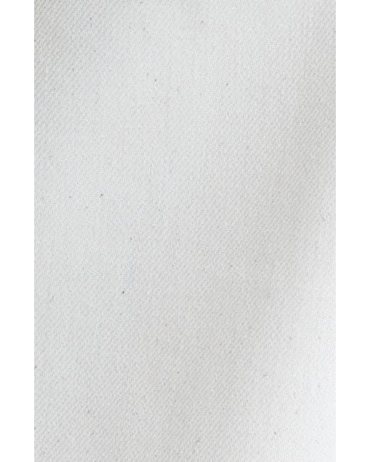Simone Rocha Natural Straight Leg Bow Loop Jeans