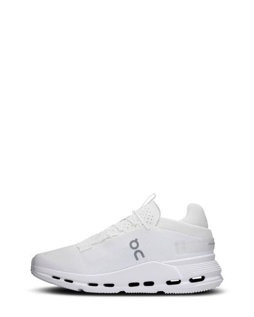 On Shoes White Cloudnova 2 Training Sneaker for men