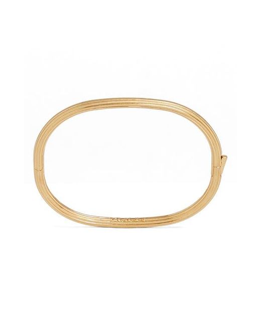 Reiss White Claudia Contour Hinge Bangle