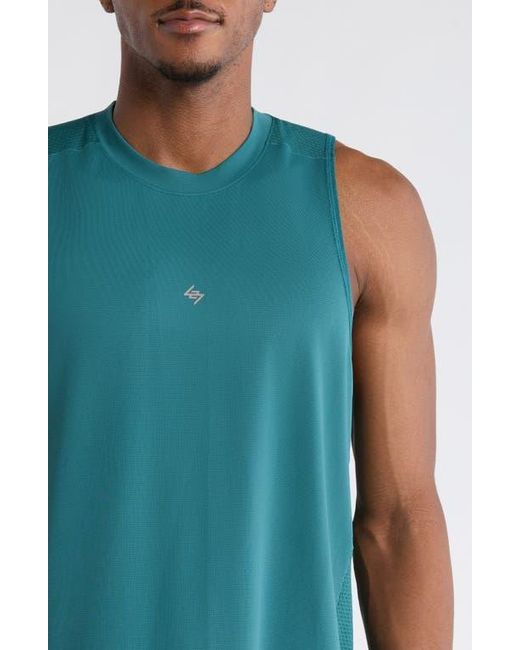 24/7 Blue Numbers Tank for men