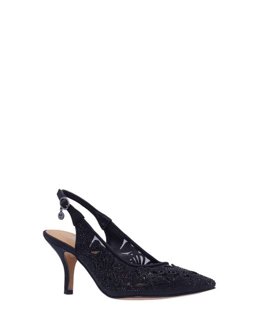 J. Reneé Blue Vanani Slingback Pointed Toe Pump