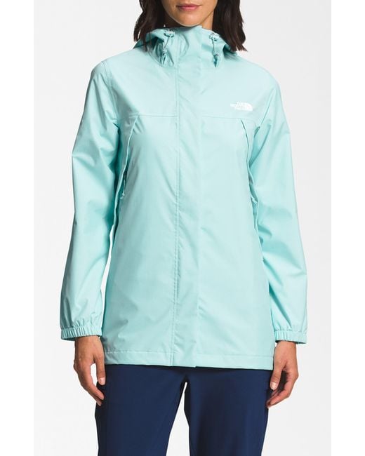 The North Face Antora Waterproof Hooded Parka in Blue Lyst