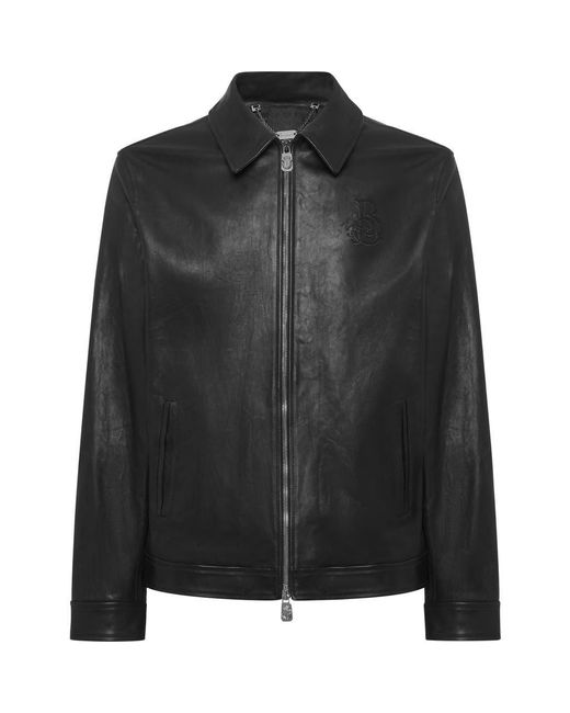 Billionaire Black Leather Jacket for men