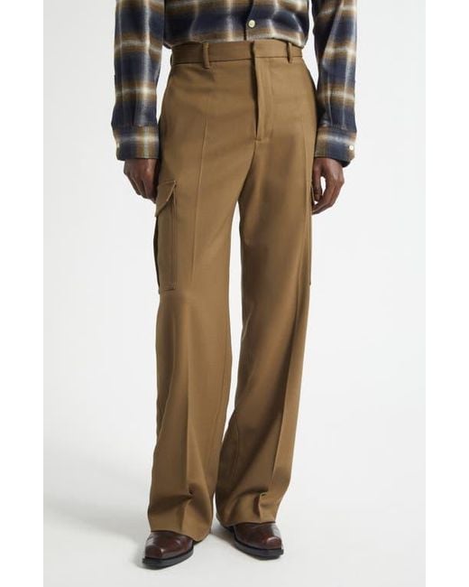 Second Layer Green Baja Wool Cargo Pants for men