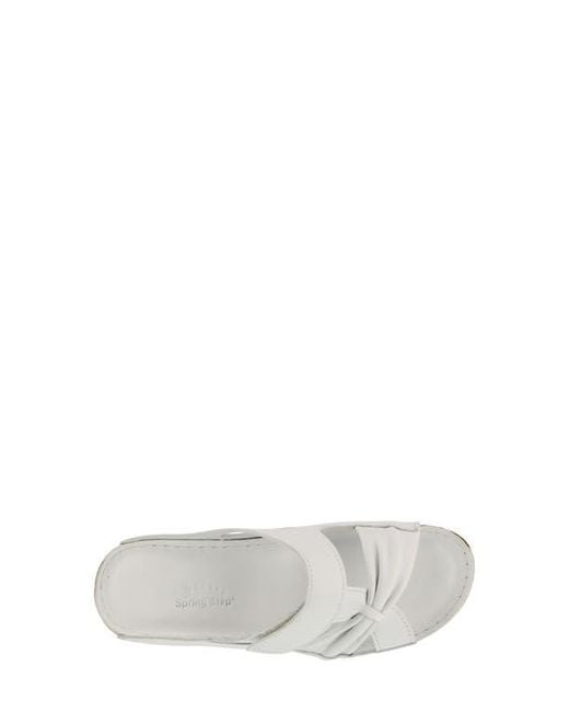 Spring Step White Gretta Sandal