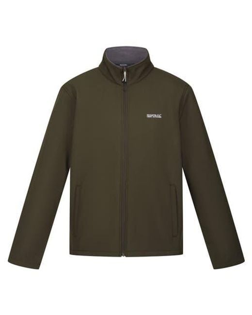 Regatta Green Cera V Wind Resistant Soft Shell Jacket for men