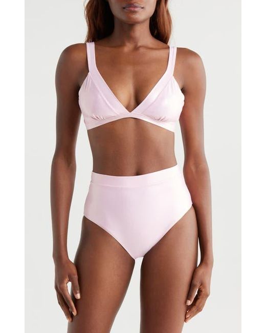 BOAMAR White Aleida Triangle Bikini Top