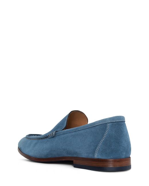 Donald J Pliner Blue Slater Venetian Loafer for men