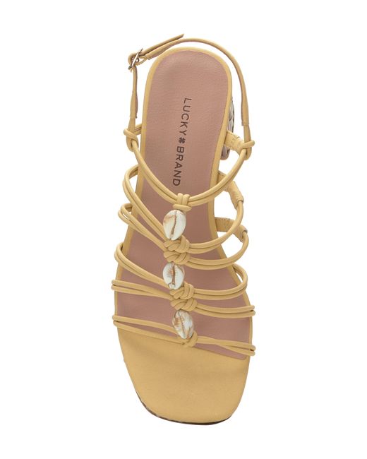 Lucky Brand Natural Bassie 2 Strappy Sandal