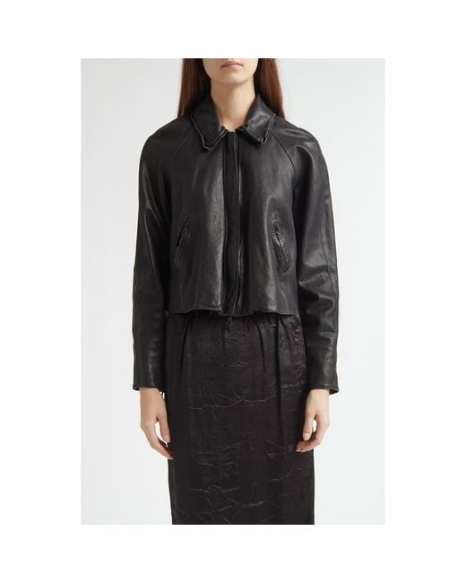 Nackiyé Black Pixie Lambskin Leather Jacket