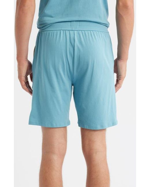 Boss Blue Unique Stretch Cotton Pajama Shorts for men