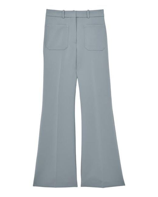 Reiss Blue Priya Flared Pants