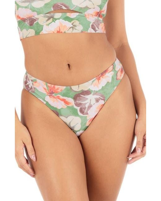 Hurley Multicolor Gingko Cloud Bikini Bottom