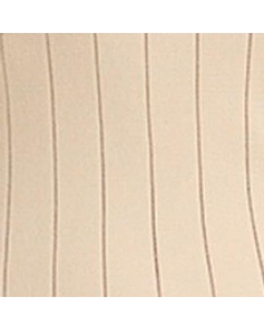 Karen Millen Natural Square Neck Knitted Flippy Dress