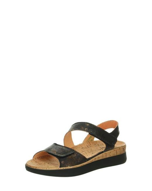 Think! Black Meggie Sandal