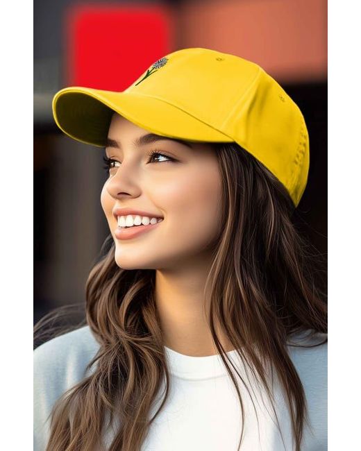 Alix Yellow Daisy Embroidered Everyday Hat