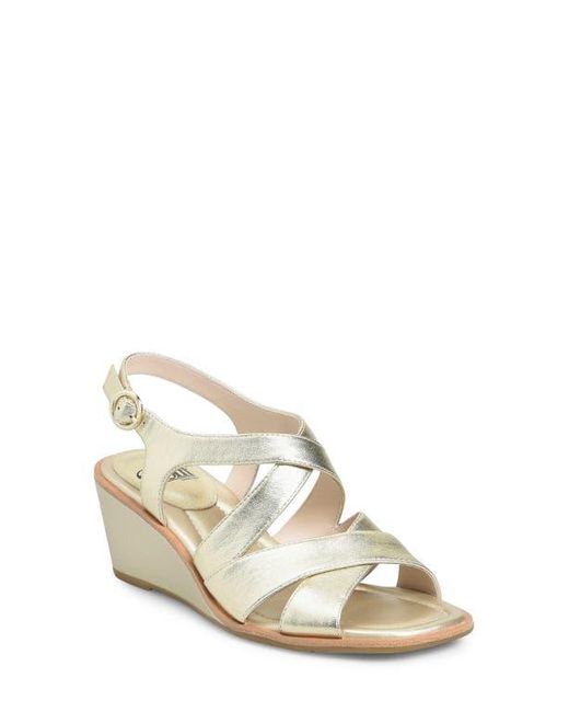 Söfft Natural Gigi Slingback Wedge Sandal