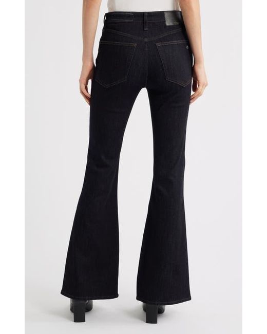 Rag & Bone Blue Flexi Dahlia Mid Rise Flare Jeans