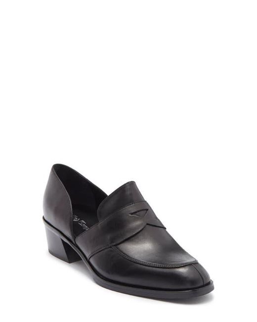 Jeffrey Campbell Black Empirical D'Orsay Penny Loafer