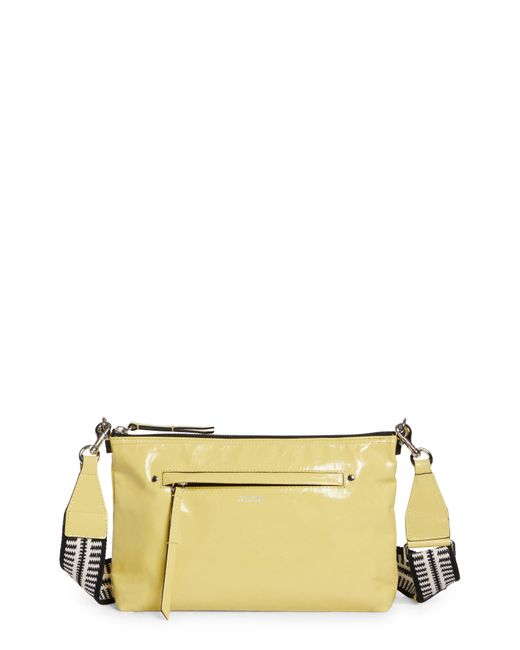 Isabel Marant Nessah Leather Crossbody Bag in Metallic Lyst