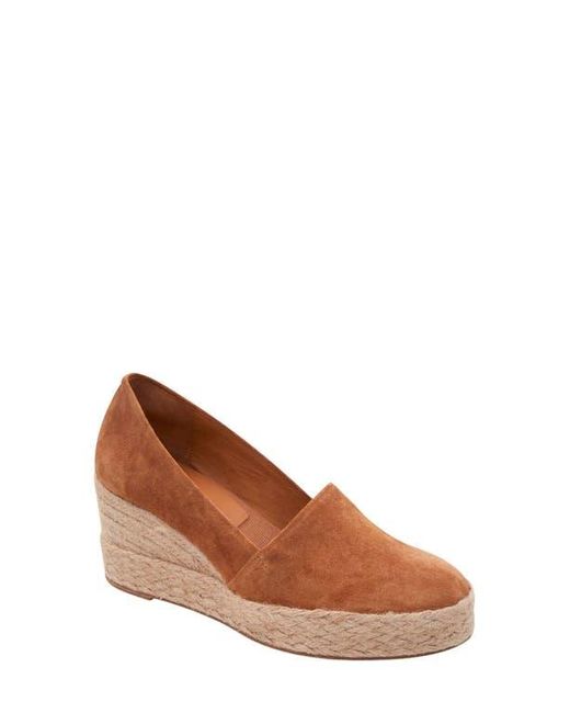 Andre Assous Brown Patti Espadrille Wedge