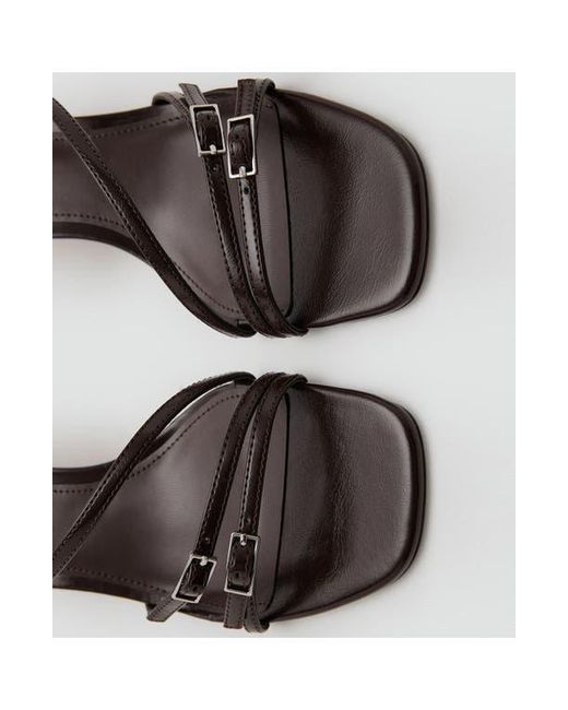 Mango White Slingback Sandal