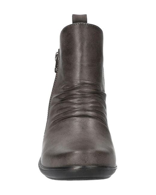 Easy Street Brown Jeanie Bootie