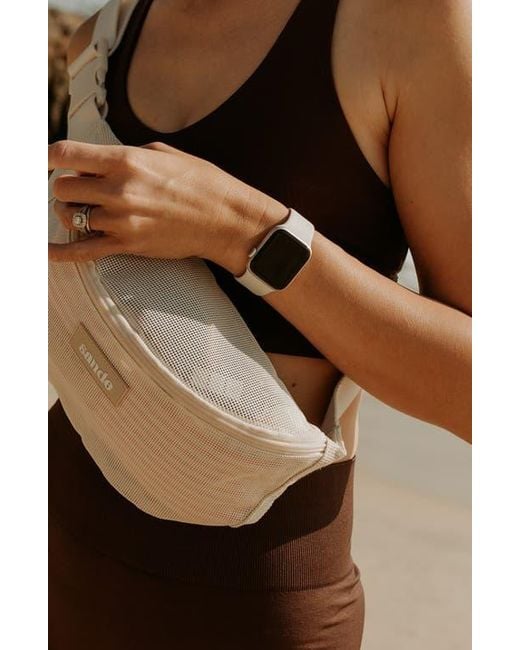 Sande White Essentials Crossbody Bag