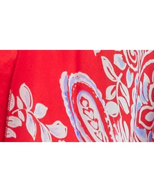 Karen Kane Red Open Front Jacket