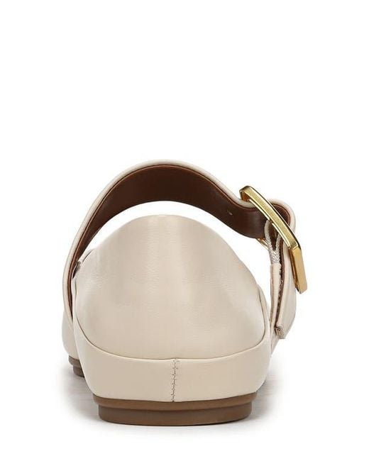 Franco Sarto Natural Oakes Square Toe Flat