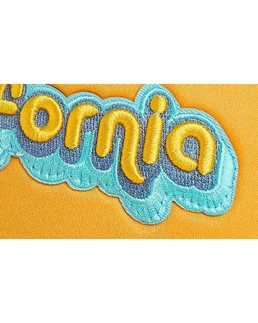 Local Beach Yellow California Patch Trucker Hat