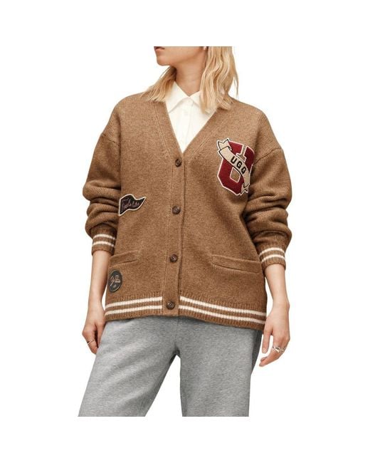 Ugg Brown Retro Cardigan