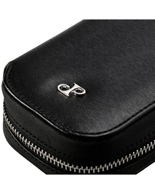 Wolf Black Philipp 2 Piece Watch Zip Case for men